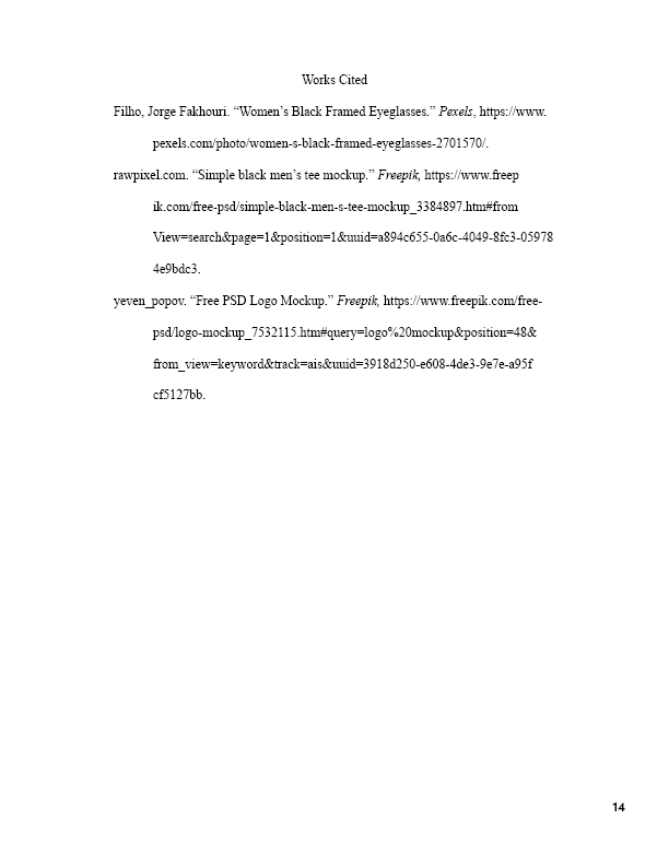 Works cited for BeatsFest brand style guide.